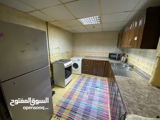  6 { مجد }غرفتين وصالة مفروش للايجار الشهري في منطقة الند