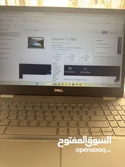  2 ‎لابتوب ديل جهاز توب نظافة كيبورد مضيئ كل المعلومات معاه وشاحنه بسعر منخفض جداً البيع لداعي السفر