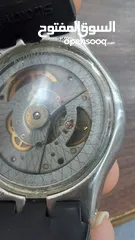  7 ساعه سواتش اصدار مميز باك شفاف كستك مطاط الساعه مستعمله بحاله جيده تعمل بحاله ممتازه