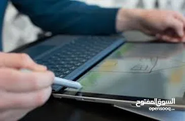  9 اجهزة مايكروسوفت سيرفيس برو أكس (Microsoft Surface Pro X SQ1)\RAM 8GB\256GB Nvme