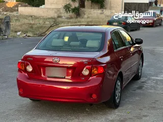  6 تويوتا كورولا للبيع بحاله ممتازه موديل 2009