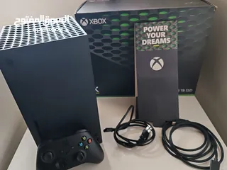  4 جهاز اكس بوكس سيريس اكس مستعمل نظيف xbox series x