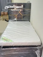  3 BRAND NEW SINGLE WOOD BED WITH MATTRESS 90X190 CM