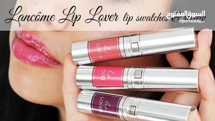  9 Lancome lip lover lipgloss original جلوسات لانكوم اصلية رهيبة للصيف ترطيب ولون بارد بيطول للدوامات