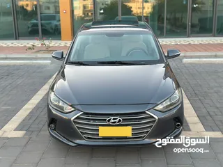  6 Hyundai Elantra 2017 Oman car 118000 km only