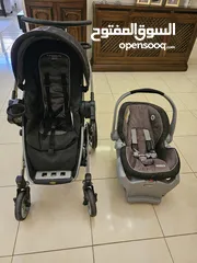  2 عرباية Graco اعلى صنف للبيع مع كرسي سيارة