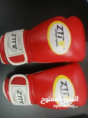  1 قفاز ملاكمة احمر