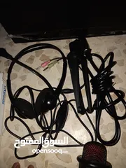  9 اغراض مكتبية -مايك - -كيبورد وماوس bandaKM-88 بسعر رخيص