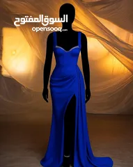  1 فستان اعراس نيلي جديد