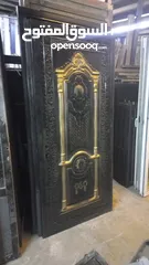  2 ابواب حديد تفصيل جديد ارتفاع 200 عرض  100