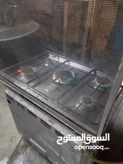  1 طباخ خمس عيون شغال مستعمل