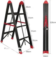  1 السلم منزلي  القابل للطي ومتعدد الاستخدام