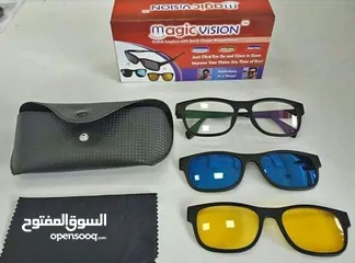  5 نظارات مجك فيجن لقياده السياره و الكمبيوتر شمسي و ليلي