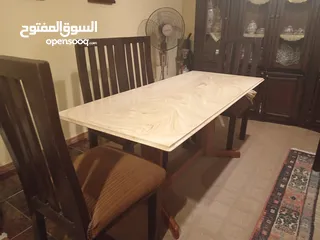  3 طاوله سفره من نوع حجر مرمر