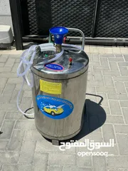  3 كمبريسر وماكنة صابونة ومفريك مع توابعه