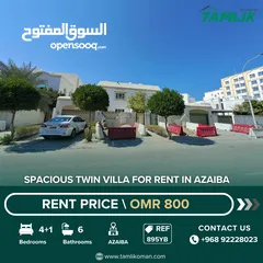  1 Spacious Twin villa for Rent in Azaiba  REF 895YB