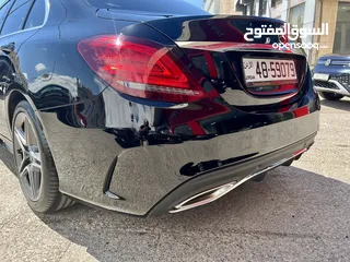  17 مرسيدس C200 AMG بانوراما كت ميموري 2020 اسود وارد المانيا مميزة بحالة الزيرو