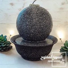  10 نوافير  شلال ماء انتيك  مع كرستاله  ومضيئه