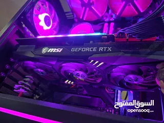  4 مستعمل من اعلى الفئات Rtx 3080 ti 12gb Msi trio