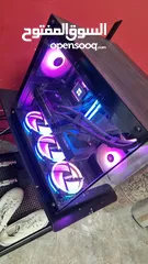 1 للبيع كمبيوتر احترافي متكامل – RTX 5080  i7-14700K  64GB DDR5 – تبريد مائي وأداء خرافي