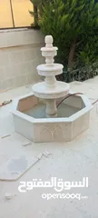  8 نوافير وشلالات وباربيكو وجميع انواع ديكورات الحجر الطبيعي  العنوان الزرقاء الجديده