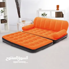  1 هذا كرسي قابل للنفخ يمكن استخدامه كسرير مفرد. This inflatable chair can be used as a single bed.