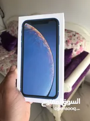  3 ايفون xr ازرق جديد 64