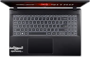  14 جديد - Acer Nitro V Gaming Laptop i5-13420H  RTX 4050  15.6" FHD IPS 144H  8GB DDR5  512GB Gen 4