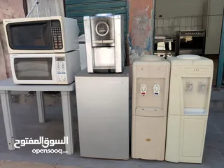  14 كولرات مياه عدة انواع وأحجام مختلفة وأسعار مناسبة تبريد ممتاز وتسخين سريع وعالفحص موجودات بالبقعة