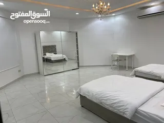  24 شقة غرفتين نوم وصالة ومطبخ ودورة مياة للايجار الشهري حي العقيق
