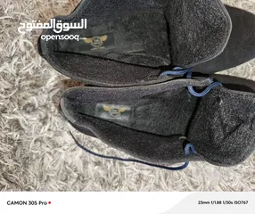  8 حذاء رجالي تركي ماركة Tugo شامواه أنيق مستعمل أسود بطانه داخلية بحالة جيدة مقاس 42 .... 43 يلبس