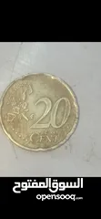  2 للبيع 20 سنت اورو المانيا 2002