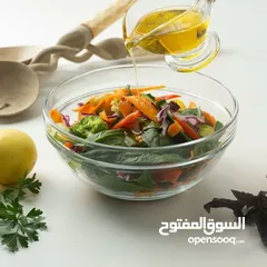  1 صحن مجور زجاج شفاف (جاط صغير)