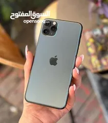  2 متوفر ايفونات 11 برو ماكس جيجا 64 و 256 مغير شاشه بطارية مشكل كفر ولزقة وشاحن الاصلي متوفر توصيل