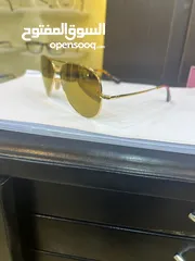  3 نظارة ريبان اصليه غير مستعمله مطلية ذهب