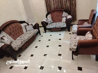  6 طقم كنب زان مصري بحال الوكالة  استخدام اشهر .