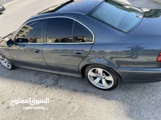  8 بي ام  e39 دب 520i موديل 1999 اصلي فحص كامل ثاني مالك في الاردن  قابل للفحص في داخل الشركة
