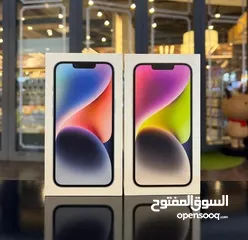  1 iPhone. 14 plus. 128GB . A/AA . جديد كفالة الشرق الاوسط