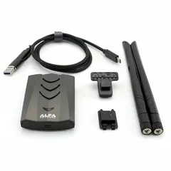  2 Alfa Wifi Adapter AWUS036ACH v.2 dual-band 2.4GHz/5GHz adapter (monitor mode, packet injection)