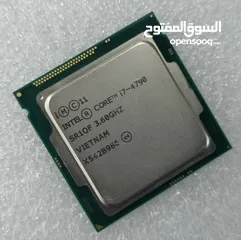  4 بورد Z97X-GAMING 5 البورد فلكرتونه  تدعم m.2  مع معالج i7 4790 مع رامات جي سكل 4 حبات 8 جيجا  يعني 3