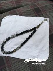  3 مسبحة عقيق أصلي 33 حبة للبيع