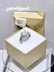  1 خواتم فضة 925 مع احجار كريمه مميزة