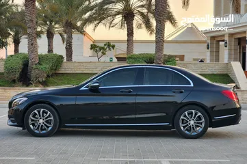  7 2015 Mercedes C200 / Gcc Specs / Panorama / Original Paint / 180, 000 km