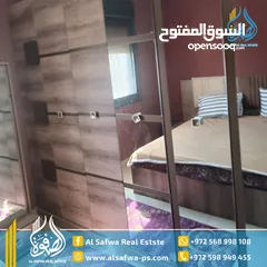  12 شقه مفروشه للايجار  واسعه للايجار البيره قرب الصحه  مناسبة جدا لعائله