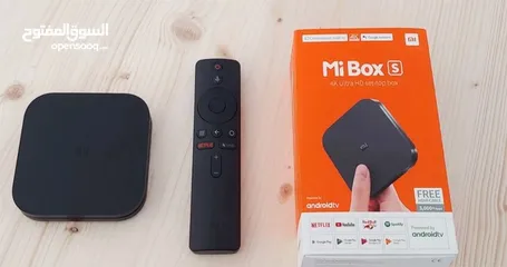  1 للبيع اجهزة شاومي mi box 4k مع باقة اشتراك