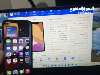  6 آيفون 12 جديد مش مستعمل مع شحن وكرتون مساحة 64 جيجا  بطارية 100٪؜ وارد كندي