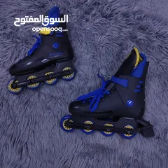  2 Skate (VIP)   عجال مطاط هيكل بلاستيك مقوى شفرات حديد   السعر والمقاس والماركة أسفل كل صورة