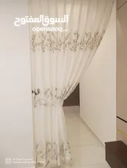  2 اقمشة ستائر و ستائر تعتيم