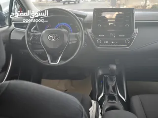  17 تويتا كورولا هايبرد 2019 فل مع فتحه وارد الوكاله وتحت صيانة الوكاله