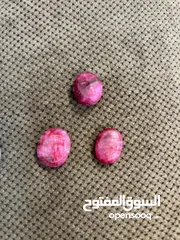  2 خواتم فضه مع عقيق يمني
